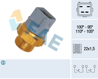 Temperature Switch, radiator fan