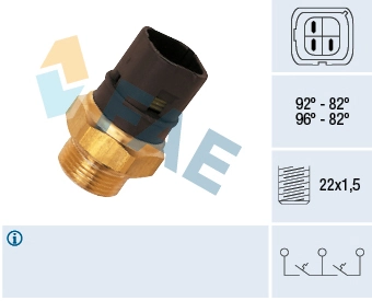 Temperature Switch, radiator fan