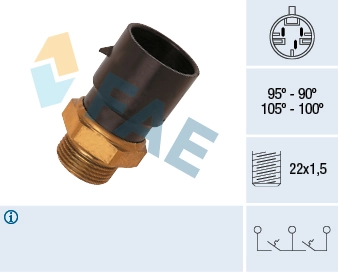 Temperature Switch, radiator fan