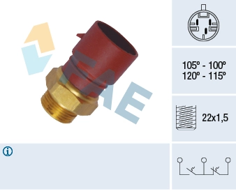 Temperature Switch, radiator fan