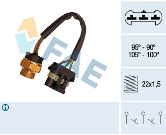 Temperature Switch, radiator fan