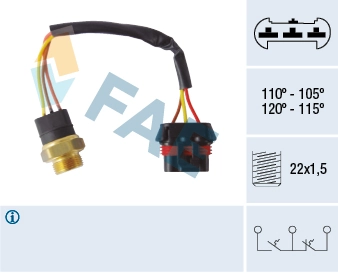 Temperature Switch, radiator fan