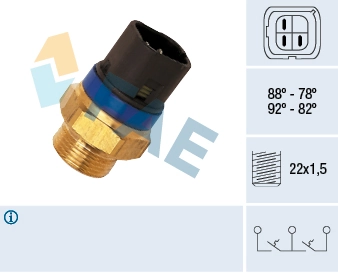 Temperature Switch, radiator fan