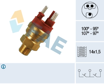 Temperature Switch, radiator fan