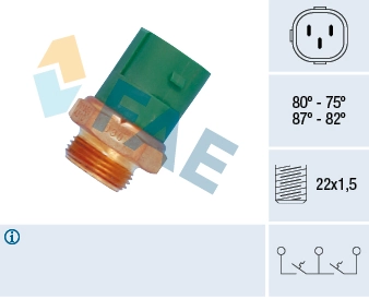 Temperature Switch, radiator fan