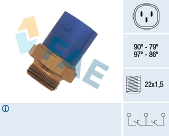 Temperature Switch, radiator fan