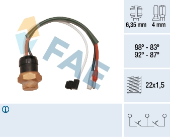 Temperature Switch, radiator fan