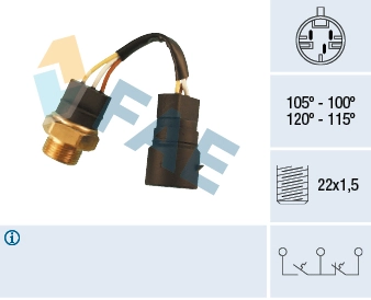 Temperature Switch, radiator fan