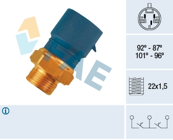 Temperature Switch, radiator fan