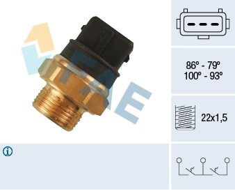 Temperature Switch, radiator fan