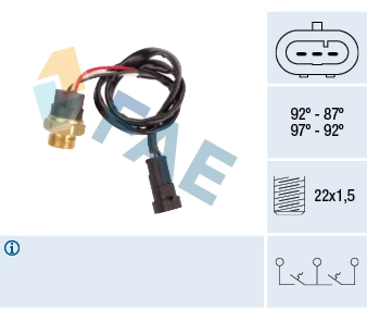 Temperature Switch, radiator fan