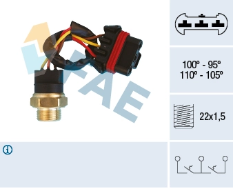 Temperature Switch, radiator fan