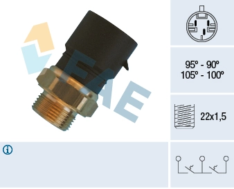 Temperature Switch, radiator fan