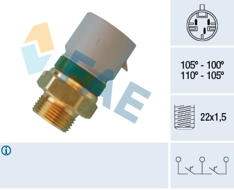 Temperature Switch, radiator fan