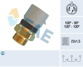 Temperature Switch, radiator fan