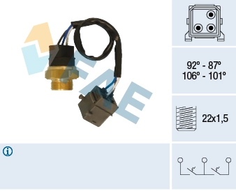 Temperature Switch, radiator fan