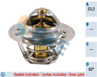 Thermostat, coolant