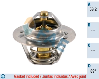 Thermostat, coolant