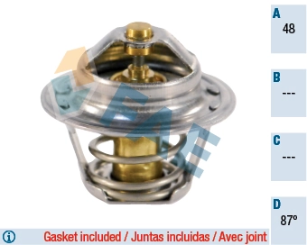 Thermostat, coolant
