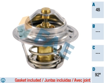 Thermostat, coolant