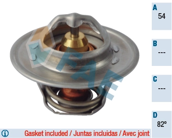 Thermostat, coolant