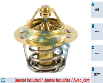 Thermostat, coolant