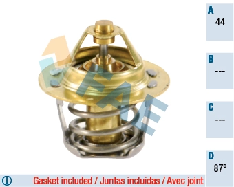 Thermostat, coolant