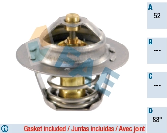 Thermostat, coolant