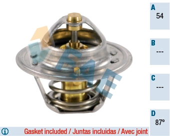 Thermostat, coolant