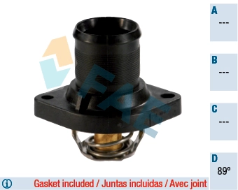 Thermostat, coolant