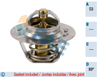 Thermostat, coolant