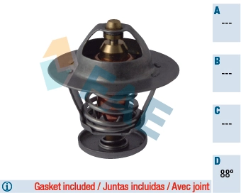 Thermostat, coolant