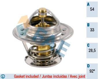 Thermostat, coolant