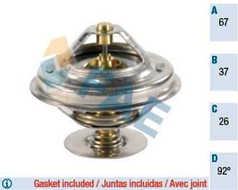 Thermostat, coolant