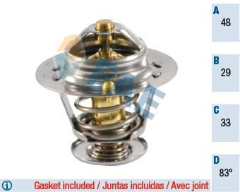 Thermostat, coolant