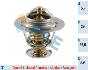 Thermostat, coolant