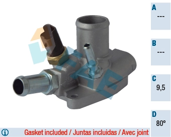 Thermostat, coolant