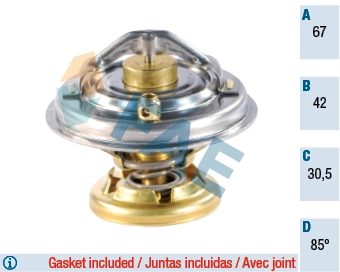 Thermostat, coolant