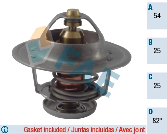 Thermostat, coolant