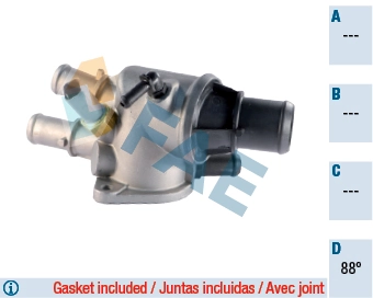 Thermostat, coolant