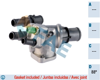 Thermostat, coolant