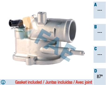 Thermostat, coolant