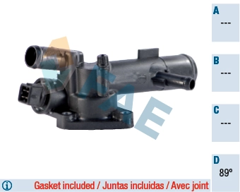 Thermostat, coolant