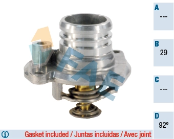 Thermostat, coolant