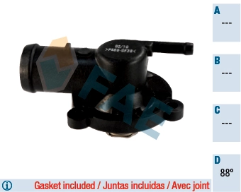 Thermostat, coolant