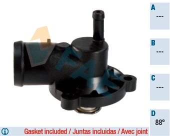 Thermostat, coolant
