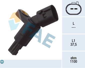 Sensor, wheel speed