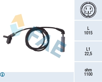 Sensor, wheel speed
