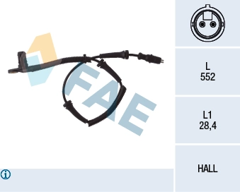 Sensor, wheel speed