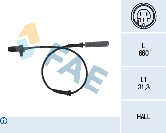 Sensor, wheel speed